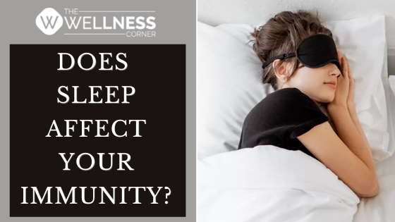 You may be welcoming infections if you aren't sleeping well!