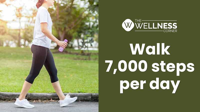 7,000 Steps A Day Cuts Risk of Heart Disease