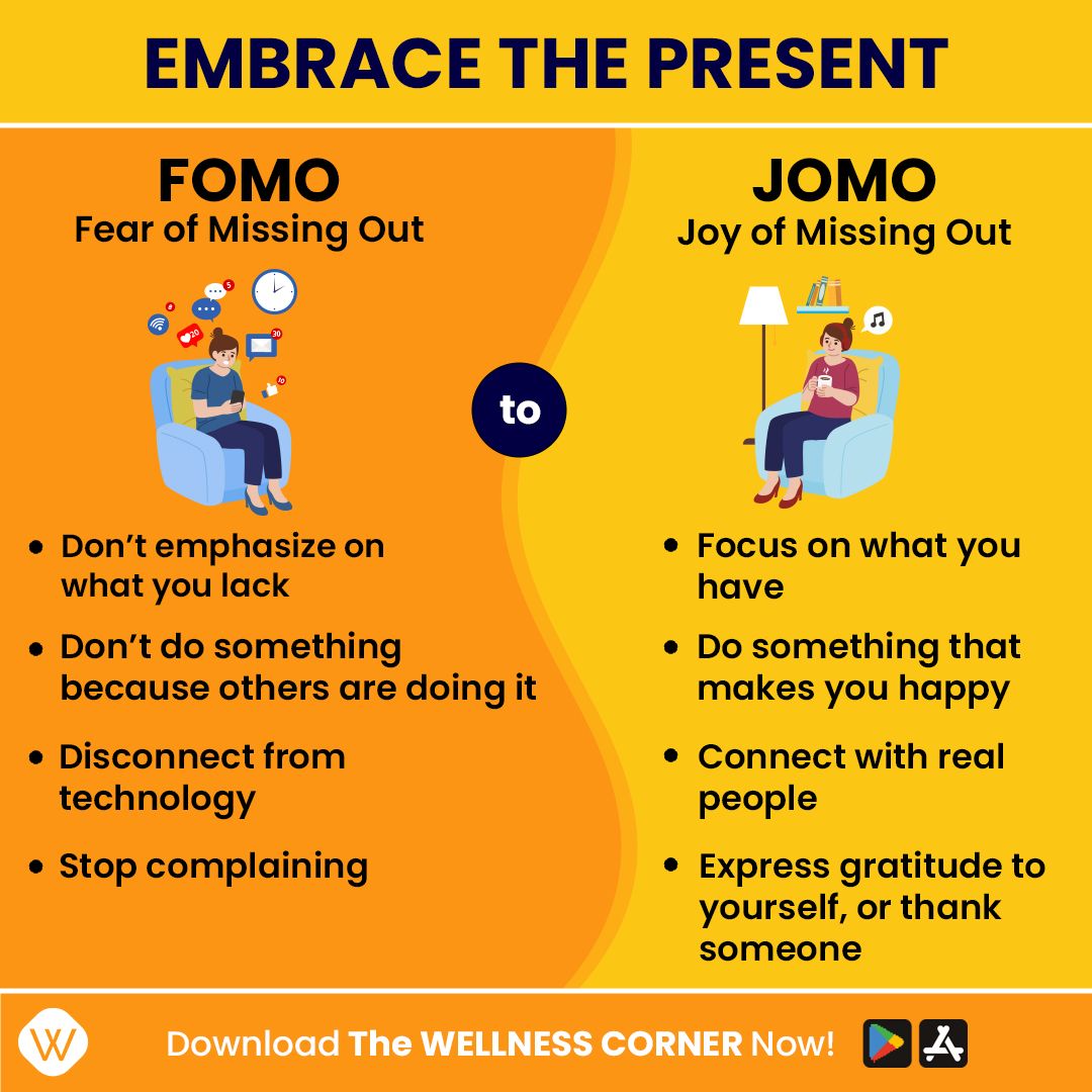 Transforming Fomo Fear Of Missing Out To Jomo Joy Of Missing Out The Wellness Corner