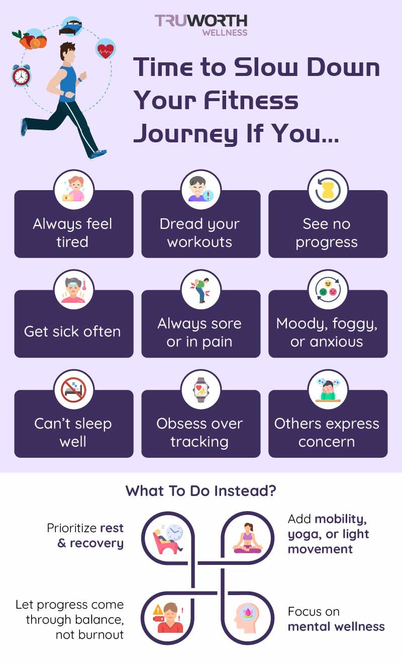 Signs You Need To Slow Down Your Fitness Journey (Before Your Body Forces You To)