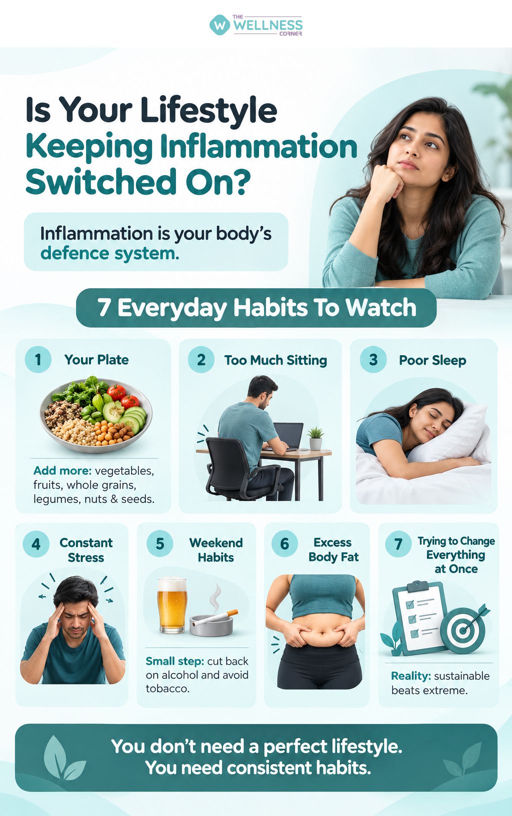 chronic inflammation infographic